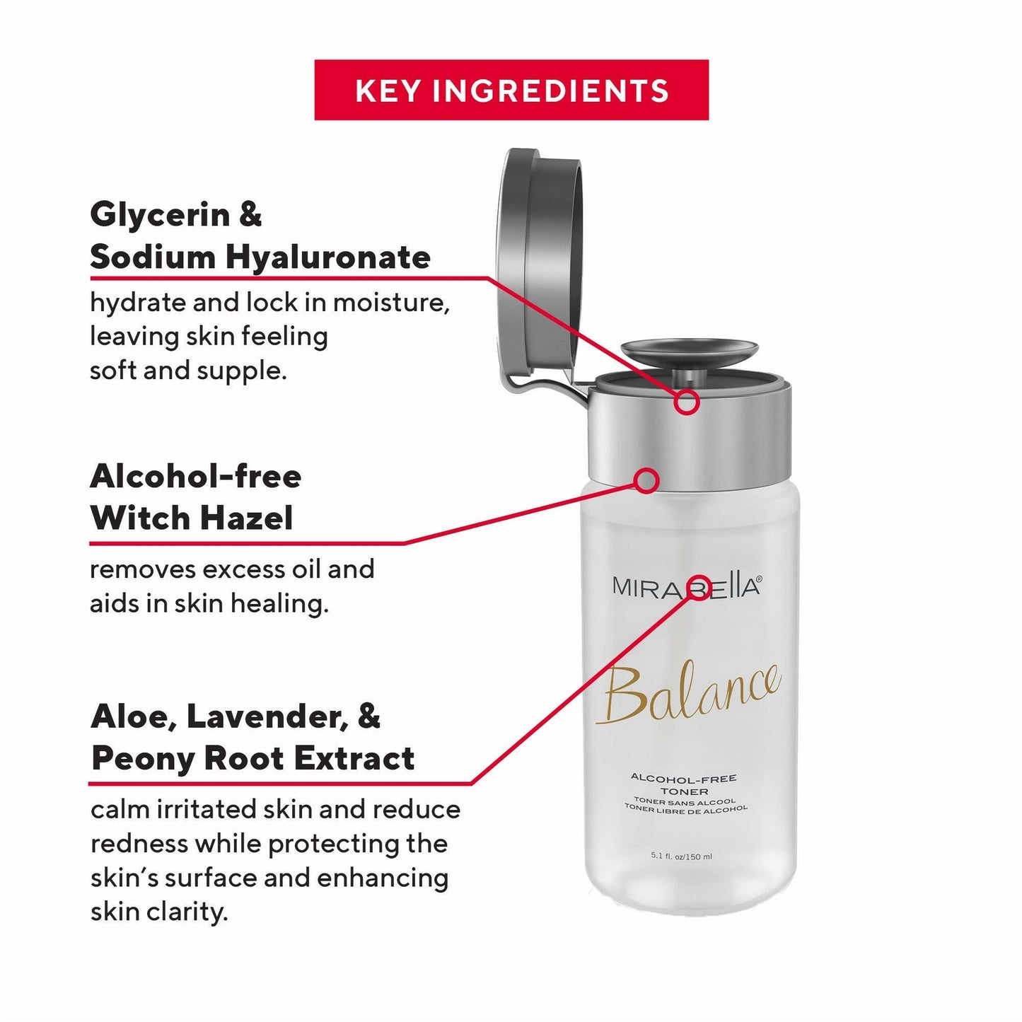 Mirabella - Balance Alcohol-Free Toner