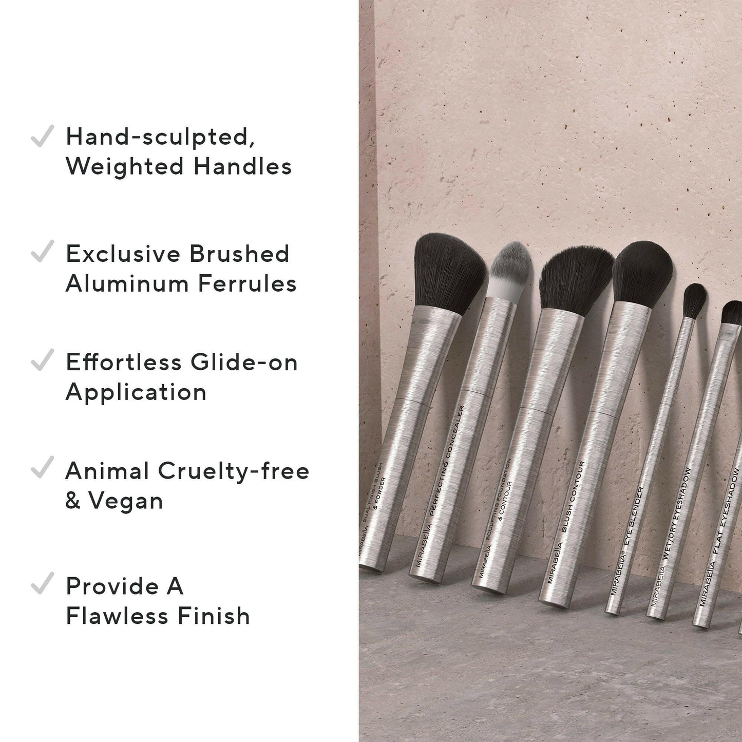 Mirabella - Signature Professional Makeup Brushes