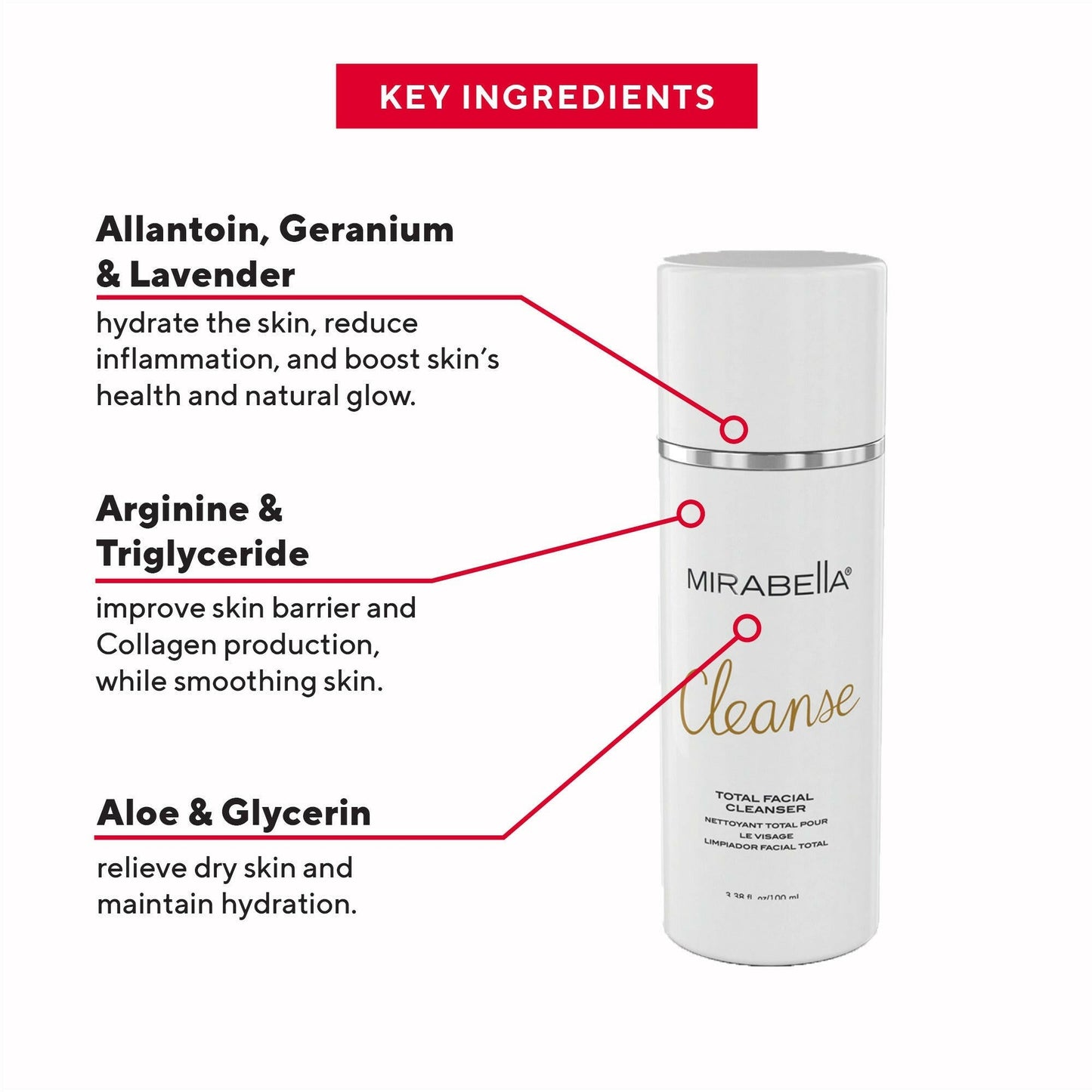 Mirabella - Cleanse Total Facial Cleanser
