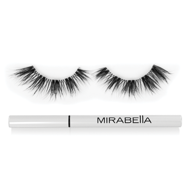 Mirabella - Mink Effect Faux Lash & Adhesive Liner Set