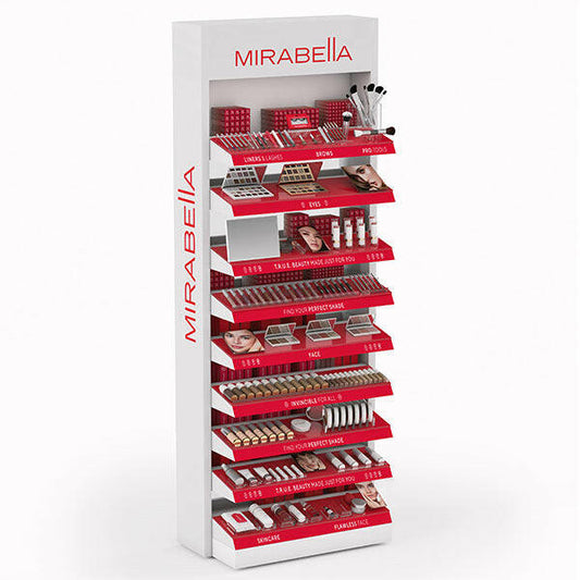 Mirabella - Mini Open Sell Salon and Spa Makeup Display with Open Stock