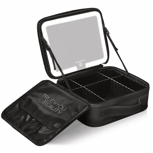 Mirabella - Pro Makeup Kit Travel Bag with LED Mirror