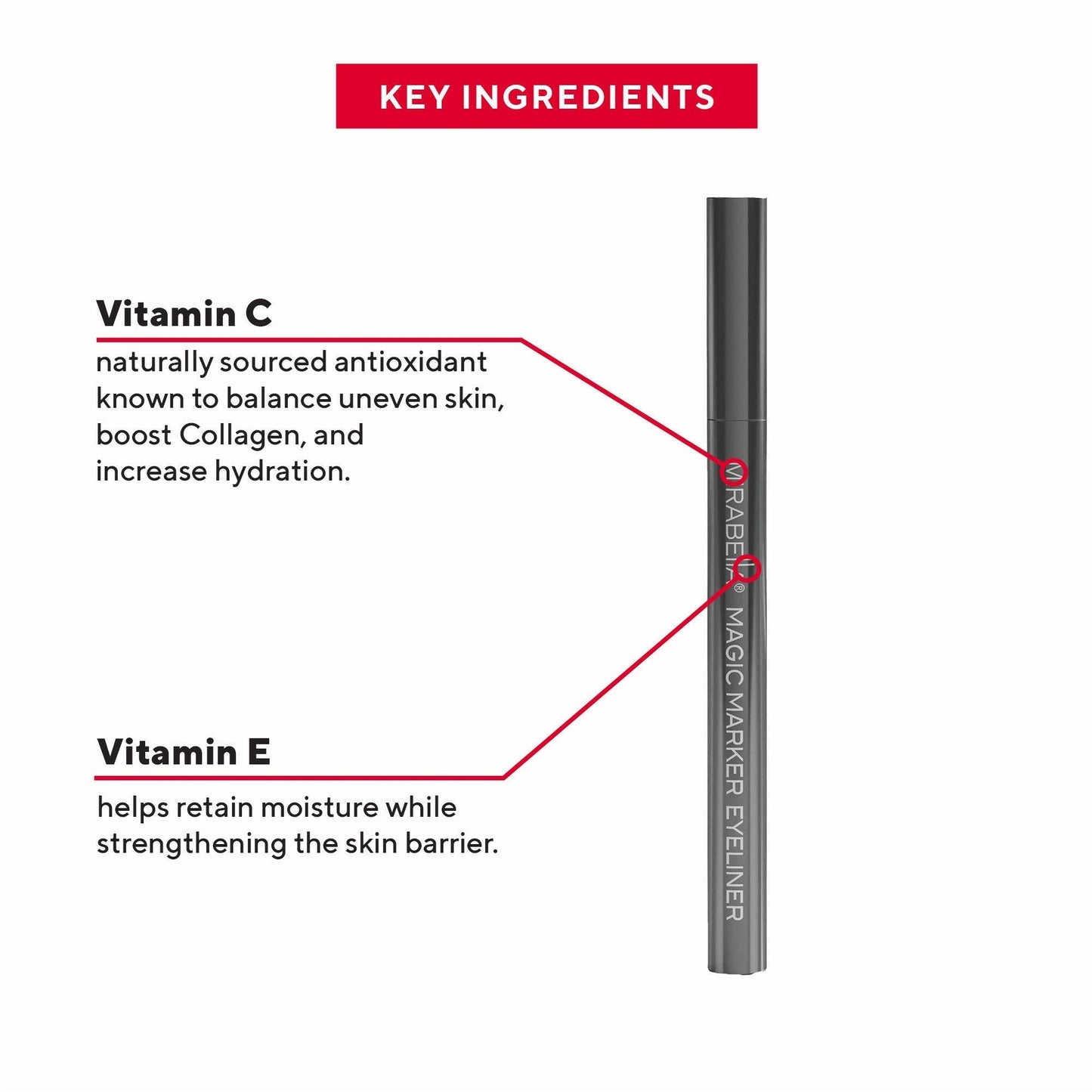Mirabella - Black Magic Marker Liquid Eyeliner