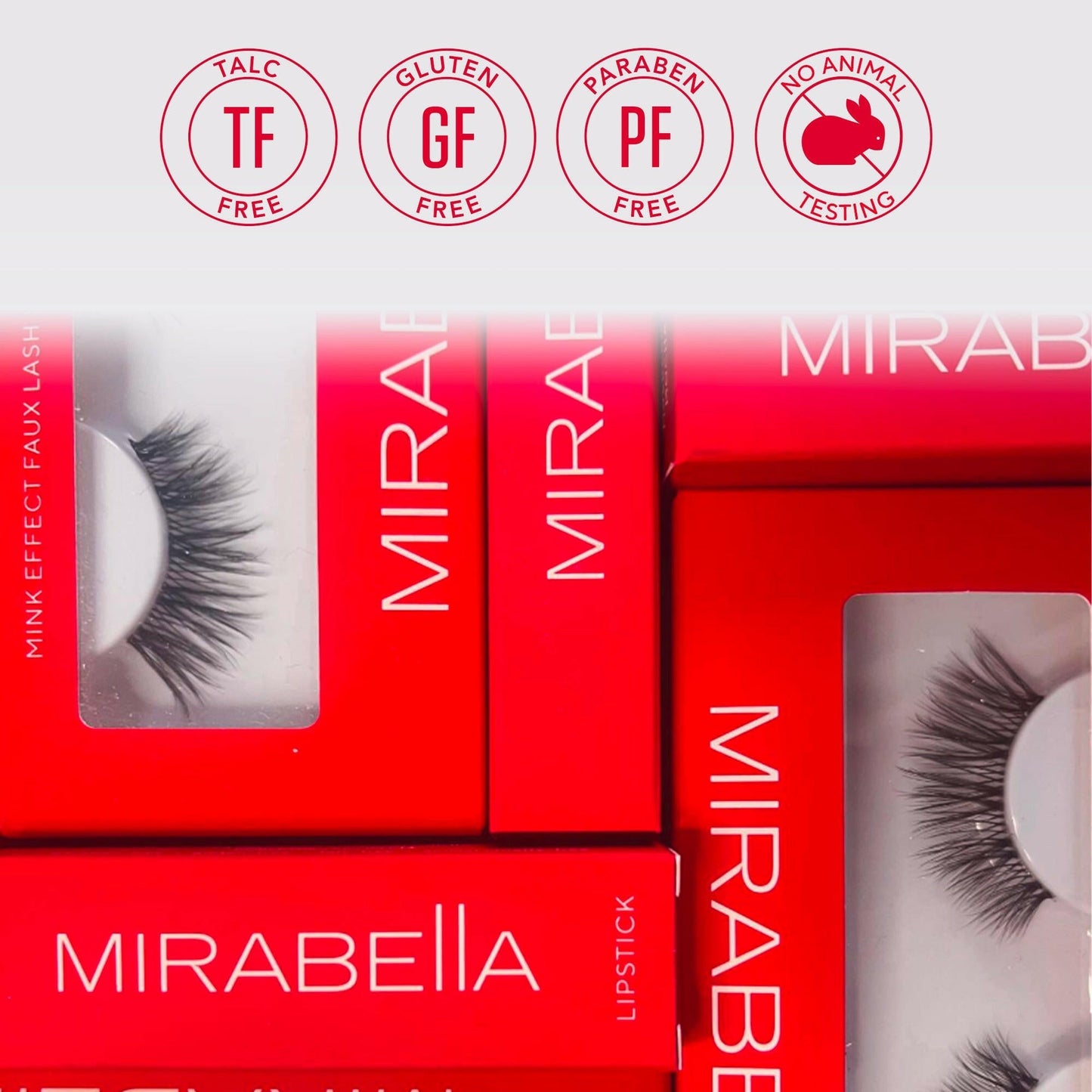 Mirabella - Mink Effect Faux Lash & Adhesive Liner Set