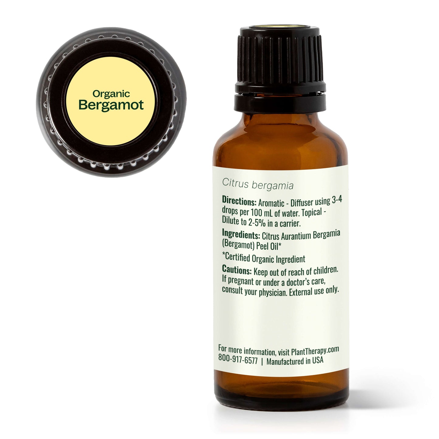 Plant Therapy - Organic Bergamot Essential Oil