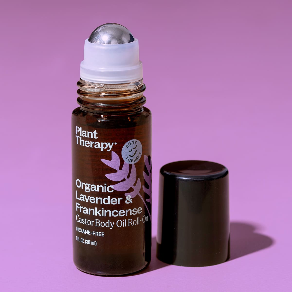 Plant Therapy - Organic Lavender & Frankincense Castor Body Oil Roll-On 30 mL