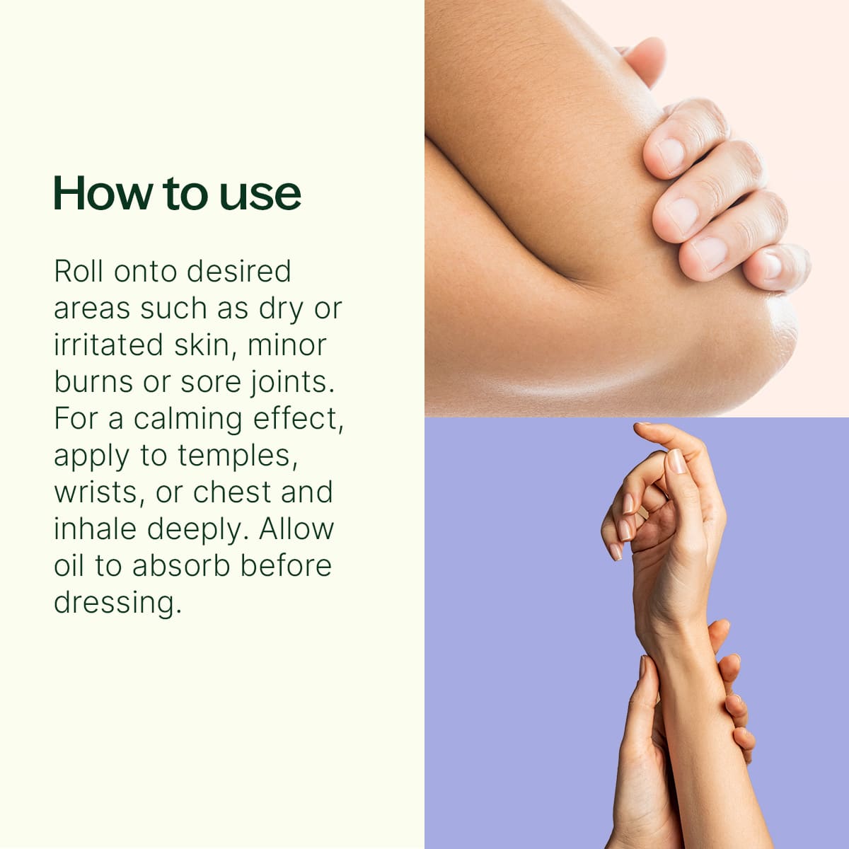 Plant Therapy - Organic Lavender & Frankincense Castor Body Oil Roll-On 30 mL