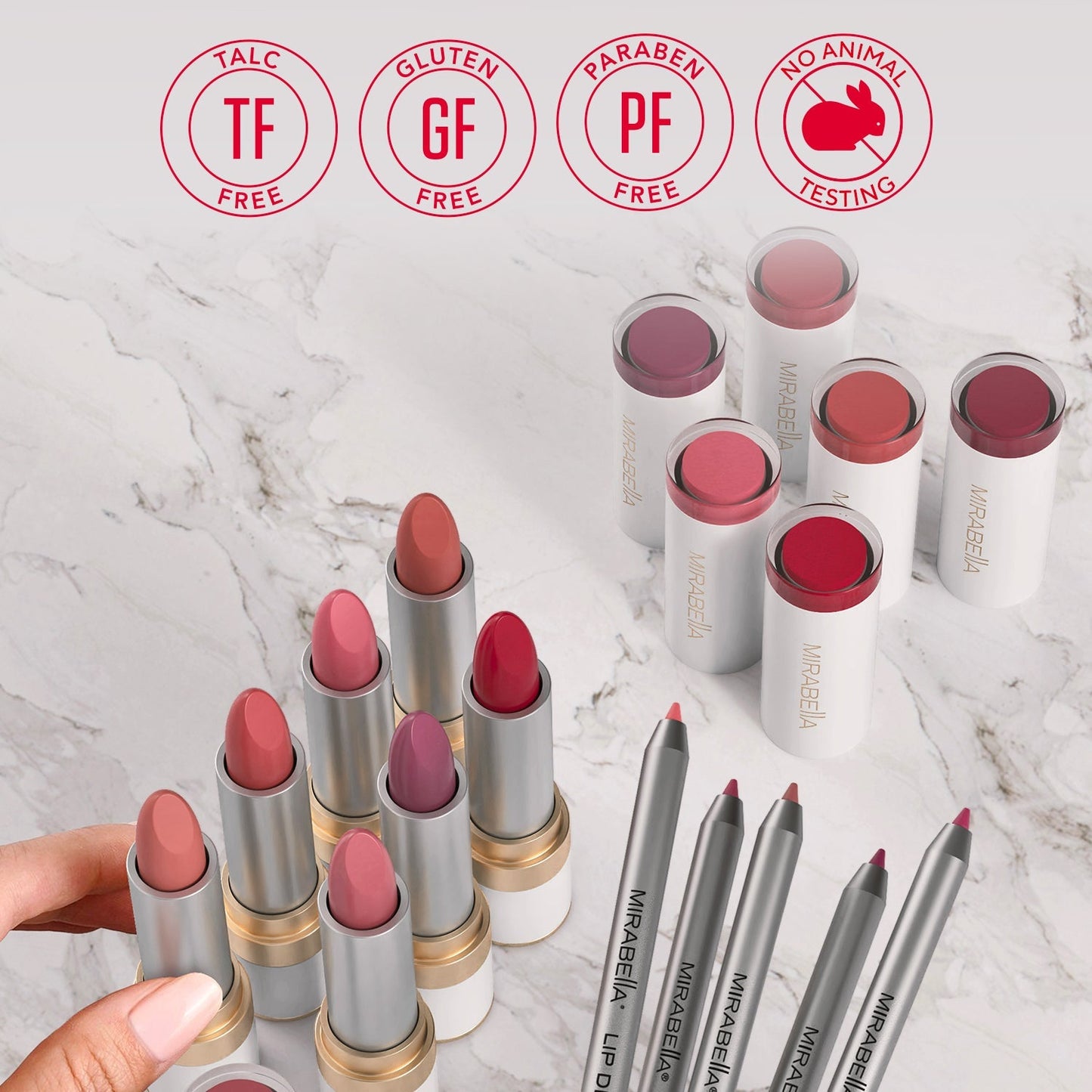 Mirabella - Sealed With a Kiss Lipstick