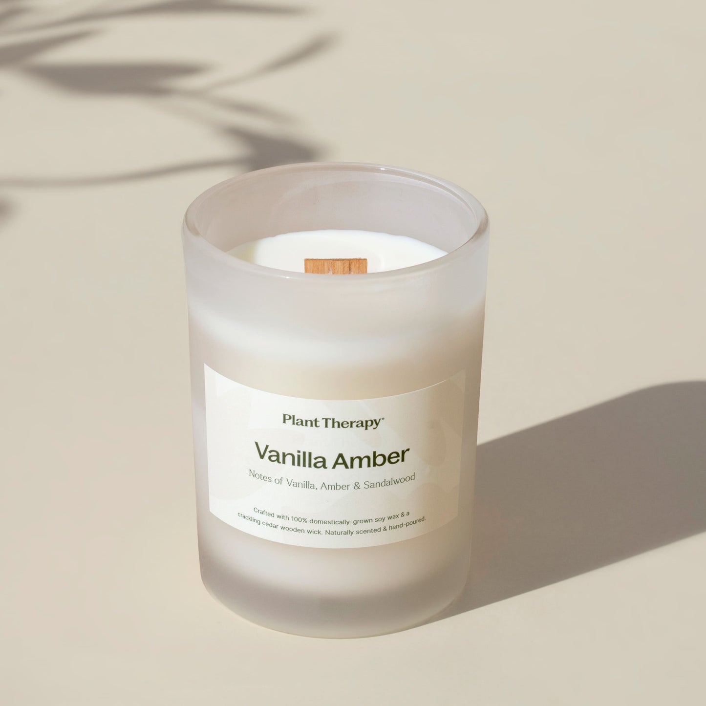Plant Therapy - Vanilla Amber Naturally Scented Candle