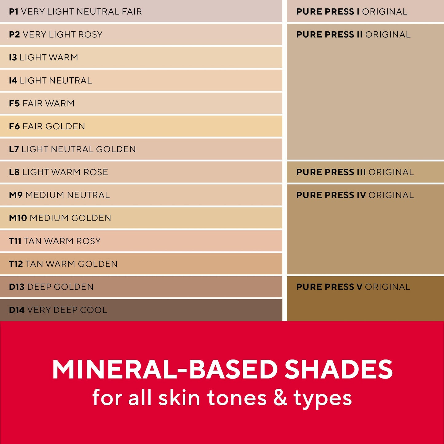 Mirabella - Invincible For All Pure Press Powder Foundation