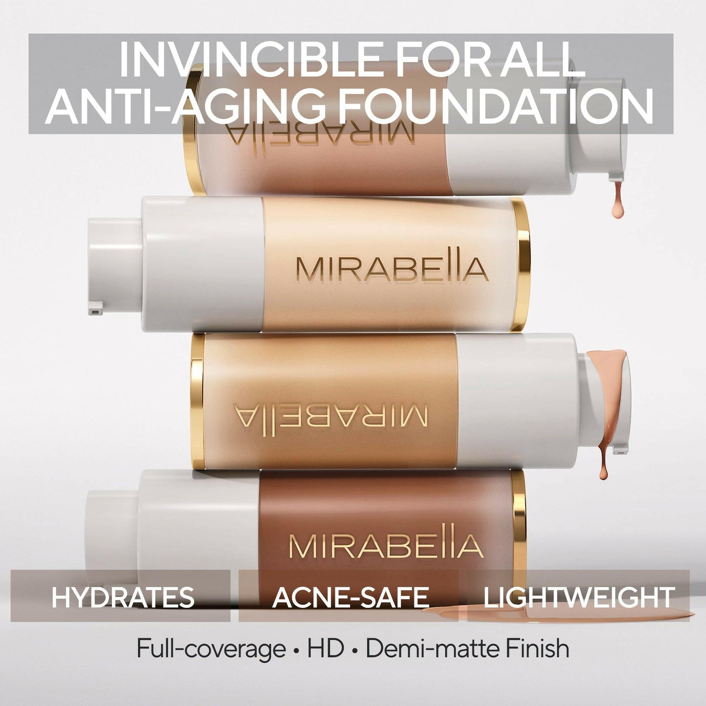 Mirabella - Invincible For All Anti-Aging HD Foundation