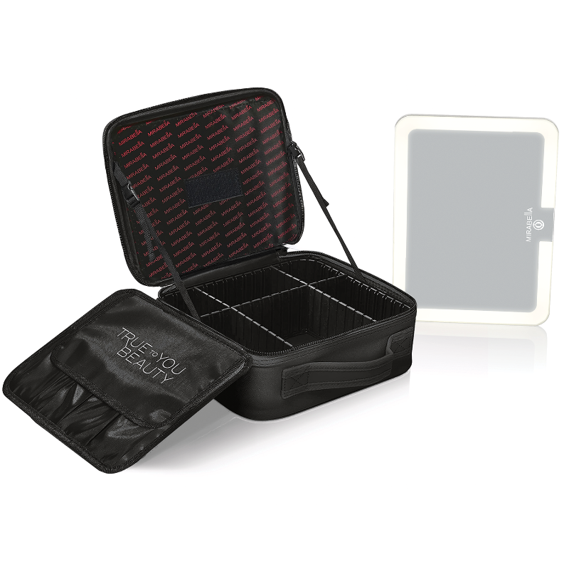 Mirabella - Pro Makeup Kit Travel Bag with LED Mirror