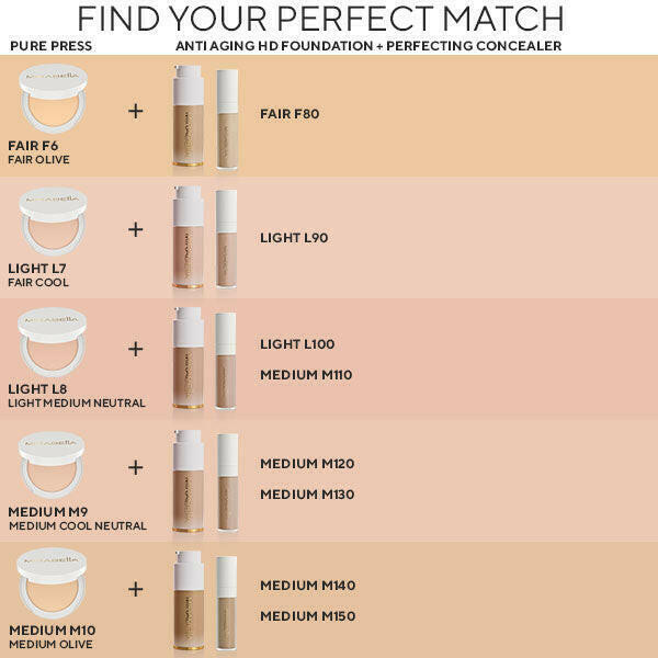 Mirabella - Invincible For All Pure Press Powder Foundation