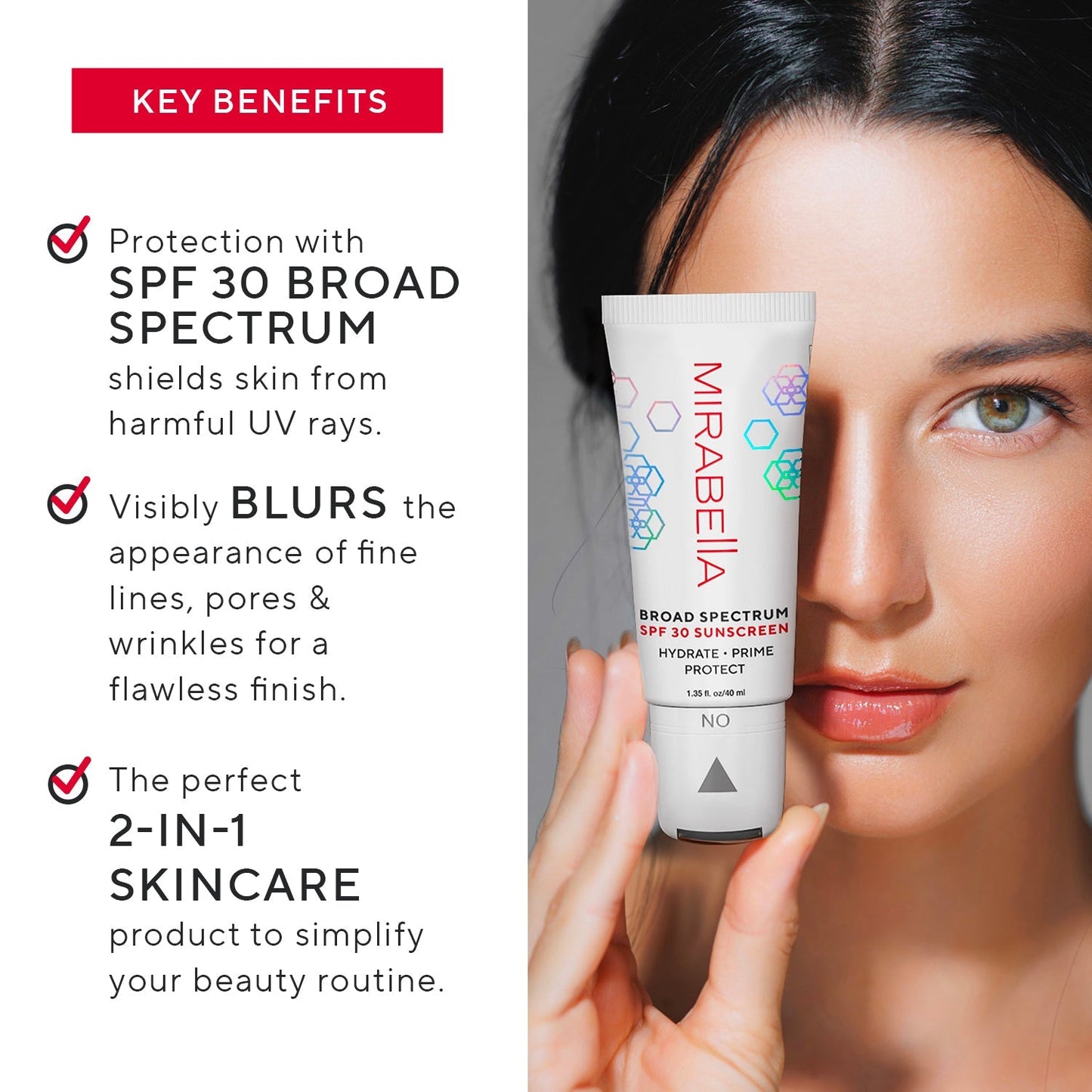 Mirabella - Hydrate Prime Protect Broad Spectrum SPF 30